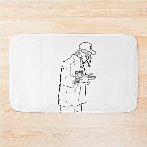 Ski Mask The Slump God outlines Bath Mat