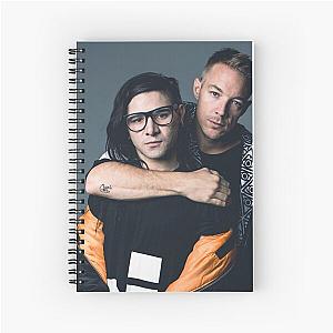 Diplo and Skrillex Spiral Notebook