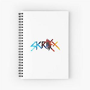 Skrillex Flames Spiral Notebook