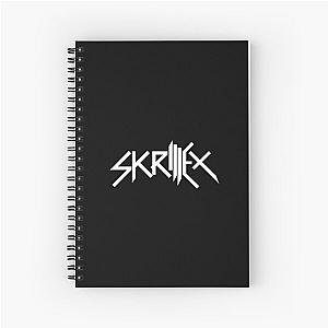 Skrillex White Spiral Notebook