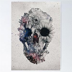 Floral Skull 2 Poster