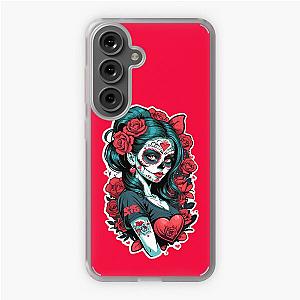 Sugar Skull Girl Valentines (03) Samsung Galaxy Soft Case