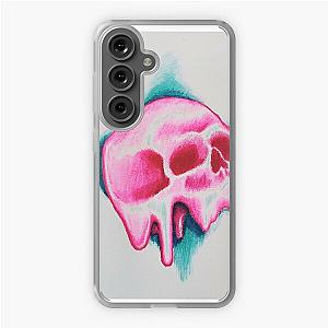 Drippy skull neon Samsung Galaxy Soft Case