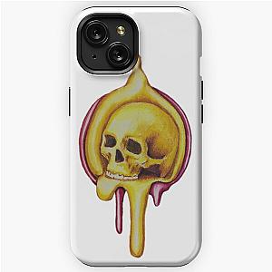 Skull drip yellow gold iPhone Tough Case