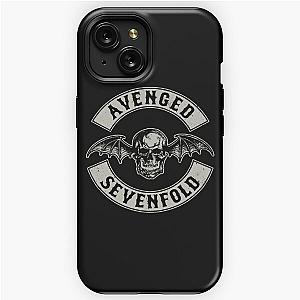 White Flying Skull iPhone Tough Case