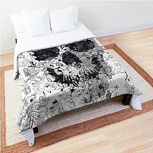 Doodle Skull Comforter