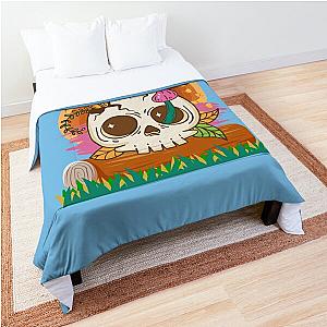 Rainbow Skull Comforter