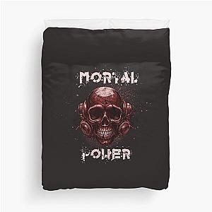 Mortal Power Skull  Duvet Cover