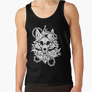 Skull Wolf Skeleton Dog Tank Top