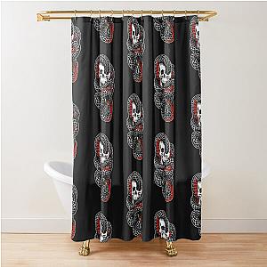 Ouroboros - Skull and Serpent  Shower Curtain