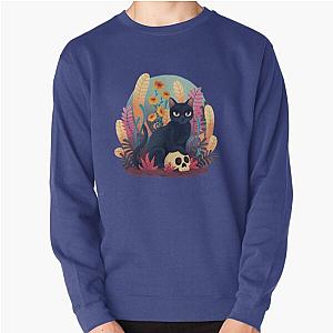 Skull kitty Pullover Sweatshirt