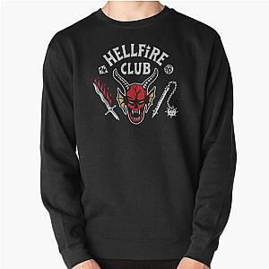 Stranger Things 4 Hellfire Club Skull & Weapons Pullover Sweatshirt