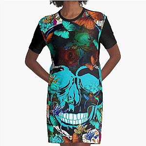 SKULL  Graphic T-Shirt Dress