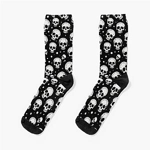 Skull Pattern Design Socks