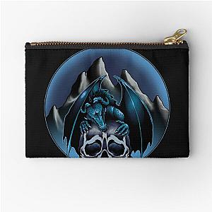 Skull and dragon Zipper Pouch