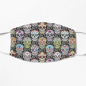 Mexican Skull Pattern Flat Mask