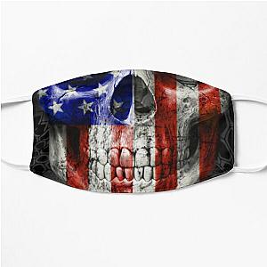 American Flag Skull Stars and Stripes  Flat Mask