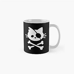 Cute Pirate Cat - Skull and Crossbone Classic Mug