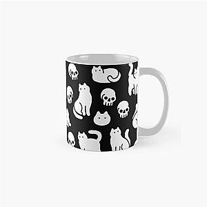 Cats and Skulls Pattern Classic Mug