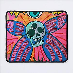 butterfly with skull Handmade illustration Mouse Pad