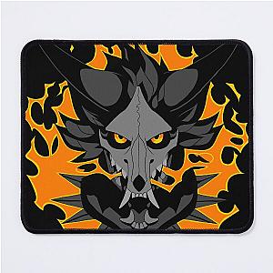 Flame Skulldog Mouse Pad