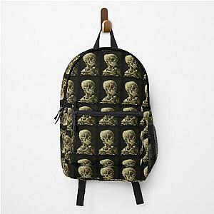 Skull Of A Skeleton With A Burning Cigarette - Vincent Van Gogh Backpack