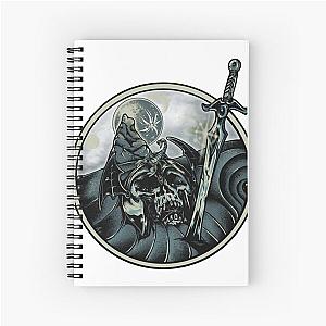 Skull and sword Spiral Notebook