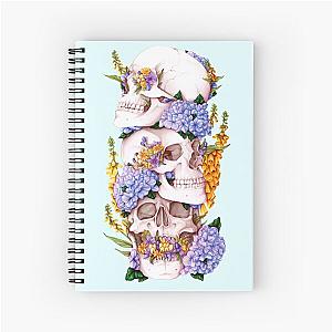 No Evil Skulls Spiral Notebook