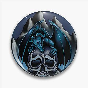 Skull and dragon Pin