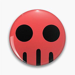 red skull charm Pin