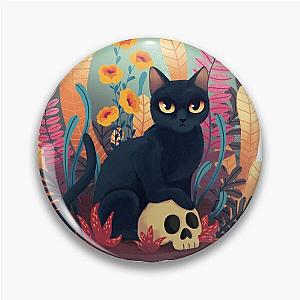 Skull kitty Pin