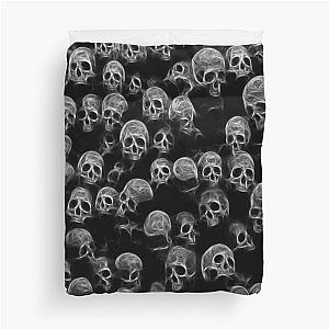 Black and white skulls. Duvet Cover