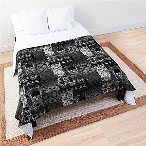 Shabby chic skull Comforter