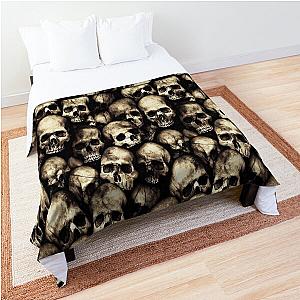 Repeating Skulls  Comforter