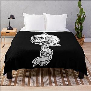 Mystic Skull Drawing Throw Blanket