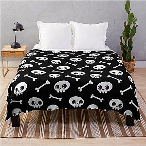 Cute Skulls - Nikury Throw Blanket