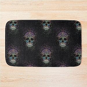 Glitter Color Skull Bath Mat