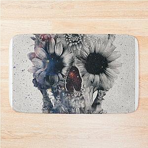 Floral Skull 2 Bath Mat