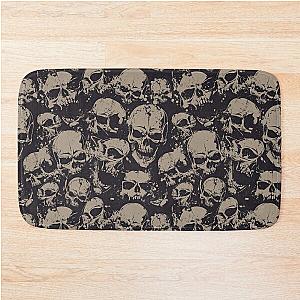 Grunge Skulls Bath Mat