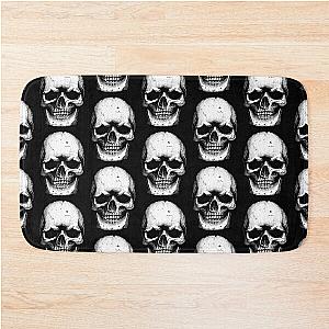 Badass skull face Bath Mat