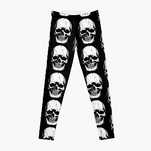 Badass skull face Leggings