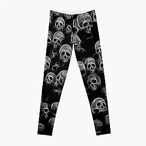 Black and white skulls. Leggings