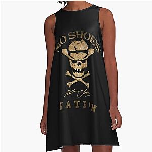 Skull cowboy shirt No shoes vintage A-Line Dress