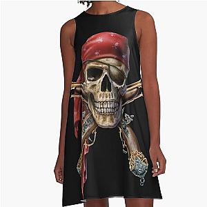 Skull Muskets A-Line Dress