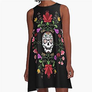 Sugar Skull A-Line Dress