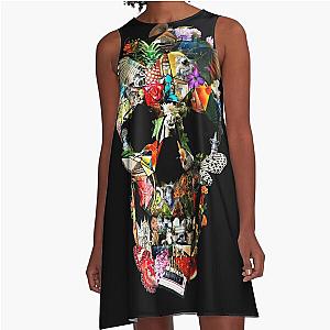 Fragile Skull 2 A-Line Dress