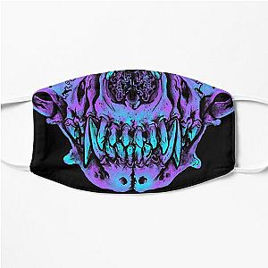 Purple Canid Skull  Flat Mask