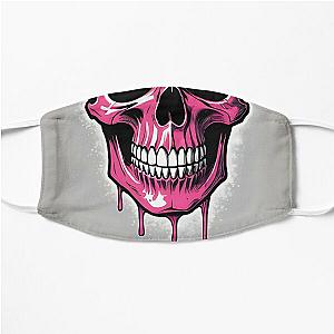 Pink Skull Flat Mask