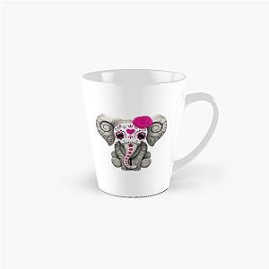 Pink Day of the Dead Sugar Skull Baby Elephant Tall Mug