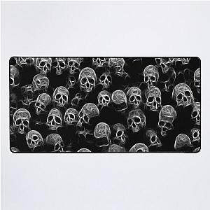 Black and white skulls. Desk Mat